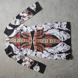 bodycon long sleeve short dress